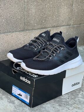 Adidas Lite Racer RBN Black White Sneakers Men’s Size 11